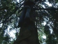 Adventure blowjob in the forest
