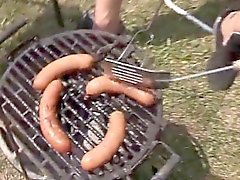 German amateur teen hairy first time Anal fucked at bbq part