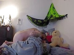 nasty little skinny slut cant handle it