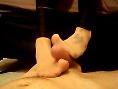 Footjob C - Unusual Ending!