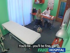 FakeHospital Tight pussy makes doctor cum twice