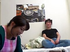 Kinky double japanese blowjob and hardcore fucking session