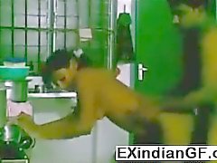 Indian amateur couple fucking in the kitchen