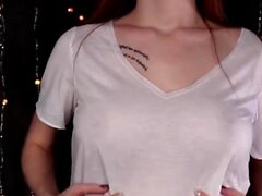 ASMR Redhead - Shirt Scratching New Year!