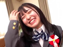 Japanese teen blowjob and hard fuck uncensored