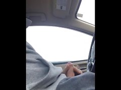 Got caught jacking off in parking lot