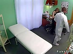 Hot amateur fucked by her doctor in a hospital