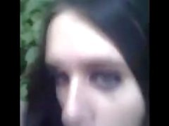 Emo Chick Sucking Cock In The Woods