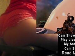 Girl With Fat Ass Play's Call Of Duty
