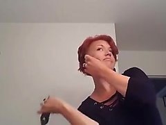 Milf shaves her head Haydee from 1fuckdatecom