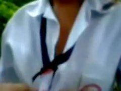 Young Indian girl - outdoor sucking and fucking