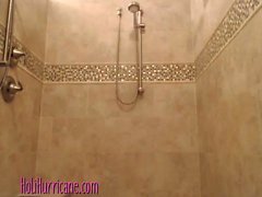 Teen girl in shower webcam