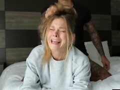 Amateur blonde teen casi james outdoor hardcore pounding