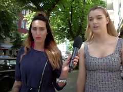 HITZEFREI Cute blonde finds random guy on street