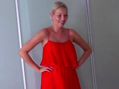 Karol Lilien And Thomas In Lady In Red Is Banged Hard In