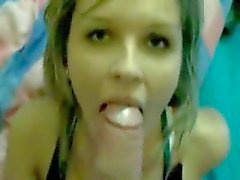 Perfect blowjob with facail
