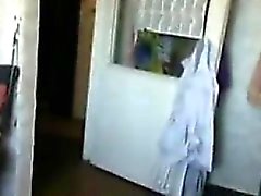 Cute Russian Woman Cleaning The House Naked