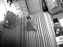 Sexy mother caught masturbating on spycam that is hidden