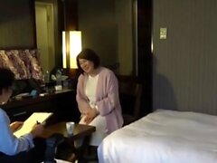 Japanese MILF sucks dick in bus orgy