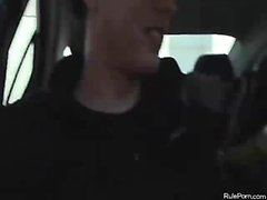 Hot Oral Sex And Swallow On Public Parking