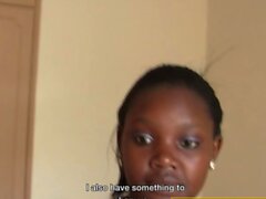 Adorable Tight African College Teen Casting