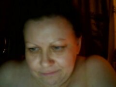 Hot Russian mature mom Maria play on skype