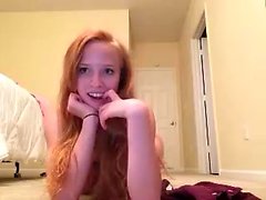 Small breasted redhead teen loves spooning