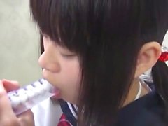 Japanese milf likes public blowjob